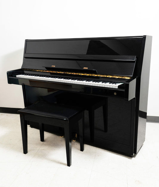 Samick SM2 Upright Piano | Polished Ebony | SN: 831789 | Used