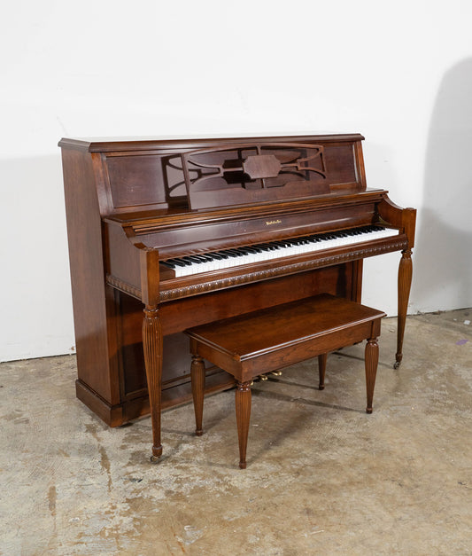 Baldwin Upright Piano in Satin Mahogany (1990) | Serial No. 426997 | Used