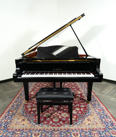 Yamaha 7'6" C7 Grand Piano | Polished Ebony | SN: 3850766 | Used