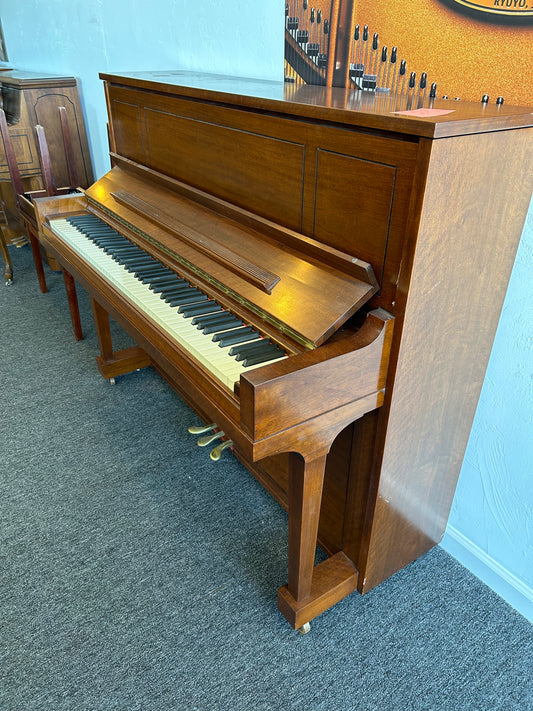 Steinway 1045 Upright Piano | Satin Walnut | SN: 474740 USED