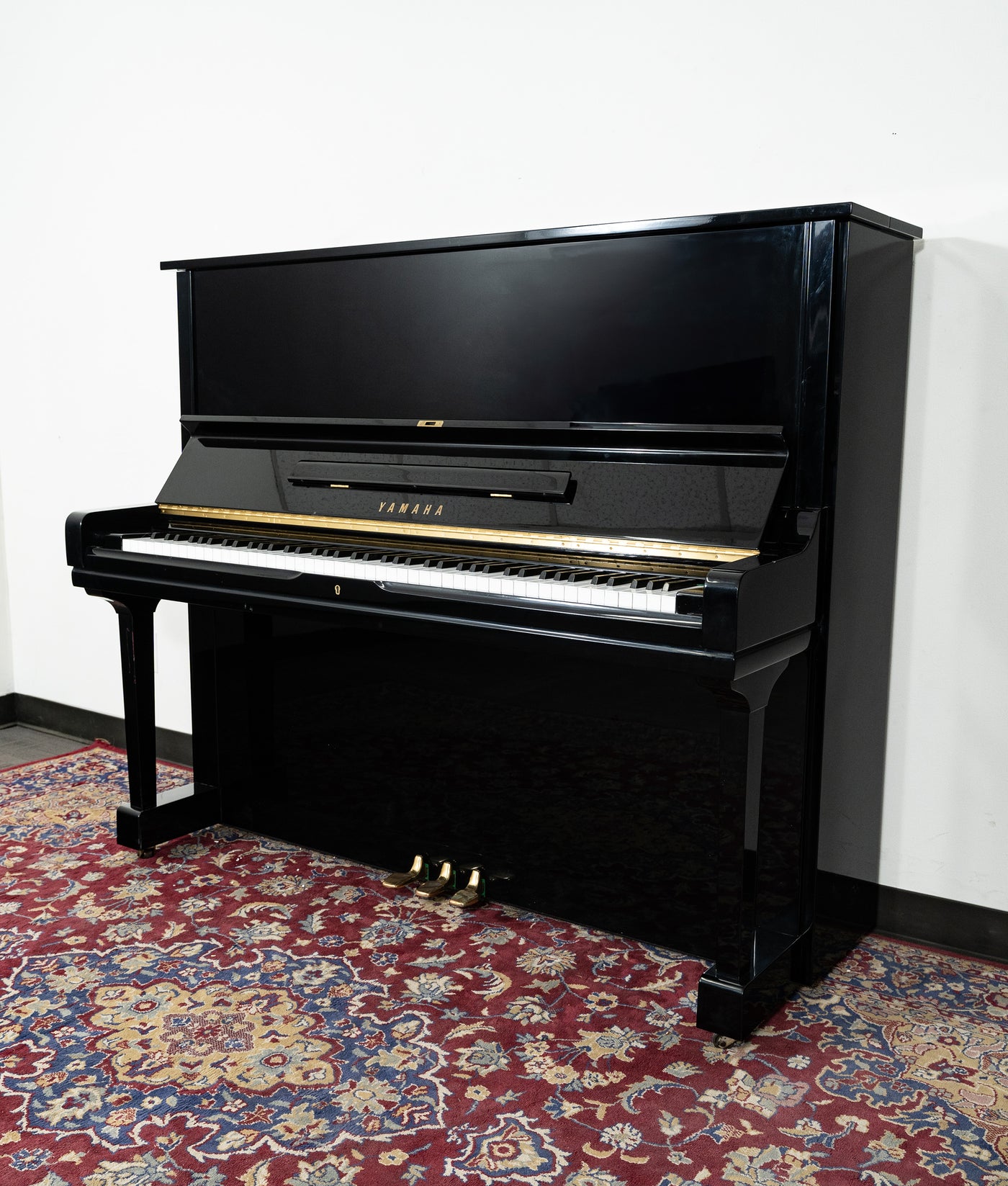 Yamaha 52" Fully Restored U3H Upright Piano | Polished Ebony | Used