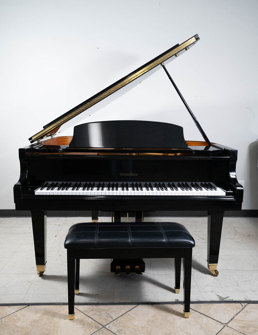 2004 Wurlitzer C153 Grand Piano | Polished Ebony | 5" | Serial No. 71315 | Used