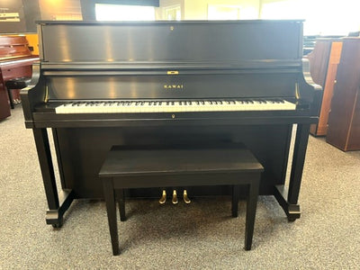 Kawai 46" UST-8 Upright Piano | Satin Ebony | #A80727 | Used