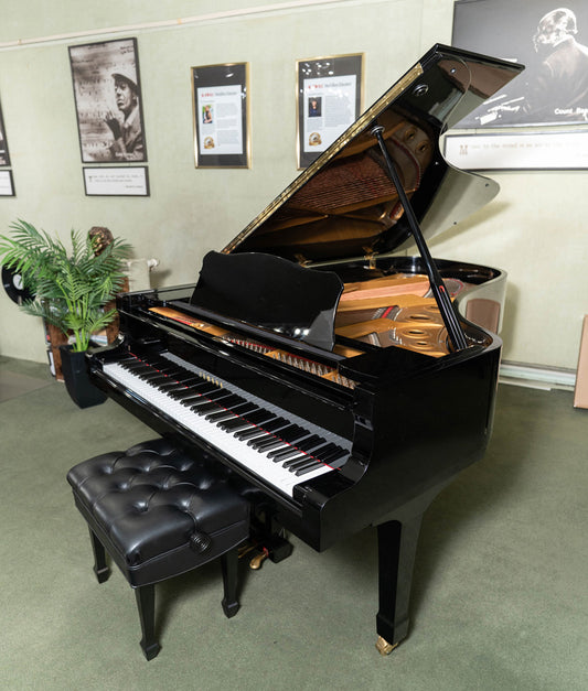 1976 Yamaha 7'6" C7 Grand Piano | Polished Ebony | Used