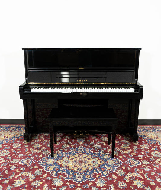 Yamaha 48" U1 Upright Piano | Polished Ebony | SN: 2201353 | Used