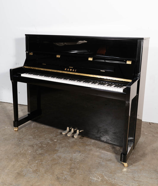 Kawai K-300 Upright Piano (2025) | Polished Ebony | 48” | Serial No. 2802945 | Used