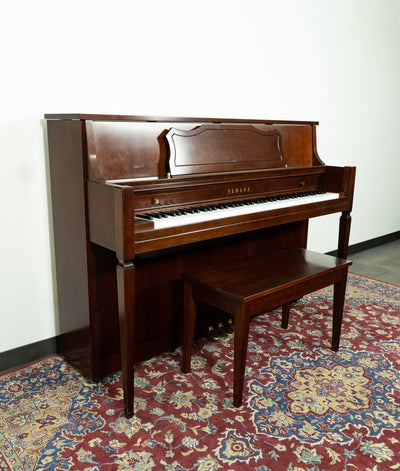 Yamaha M460BC Console Upright Piano | Satin Mahogany | SN: 0084913