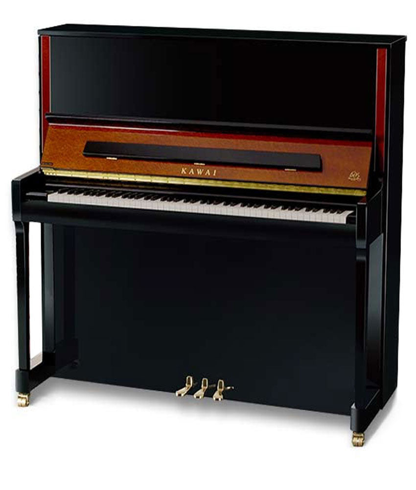 Kawai K-500 51” 60th Anniversary Professional Upright Piano | Polished Ebony