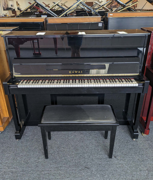 Kawai K-25 Upright Piano | Polished Ebony | SN: 2475917 | Used