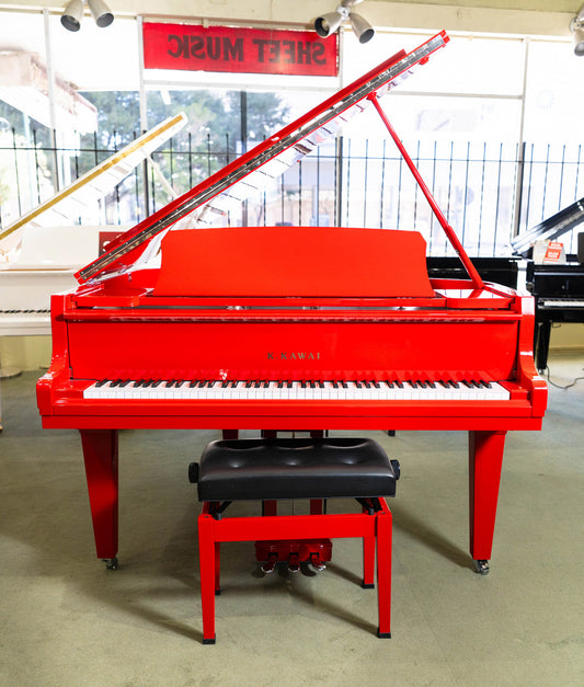 2022 Kawai GL-10 Baby Grand Piano | Ferrari Red Polish | 5'0" |Serial No. F183894 | Used