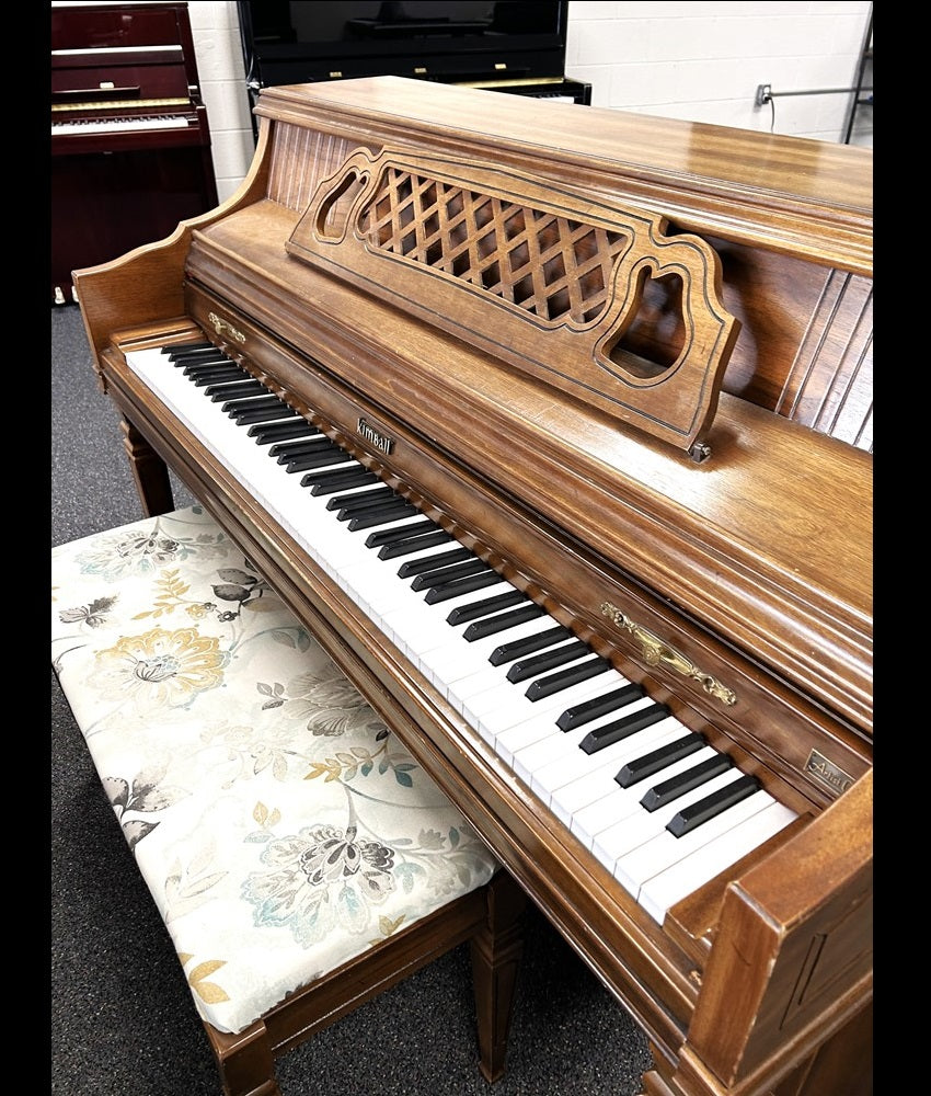 Kimball 4242 Console Piano | Satin Oak | SN: D26901 | Used