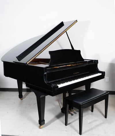 1982 Kawai KG2 Grand Piano | Polished Ebony | 5'10" | Serial No. 1306041P | Used