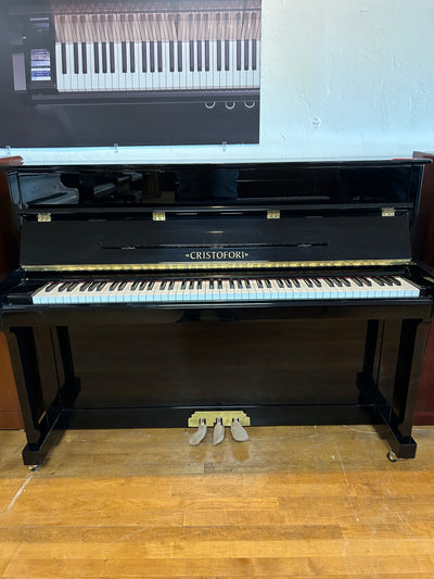 Cristofori CRV440P Upright Piano | Polished Ebony | SN: 102223