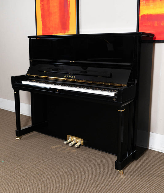Kawai Master Series MS130 Upright Piano | Polished Ebony | New