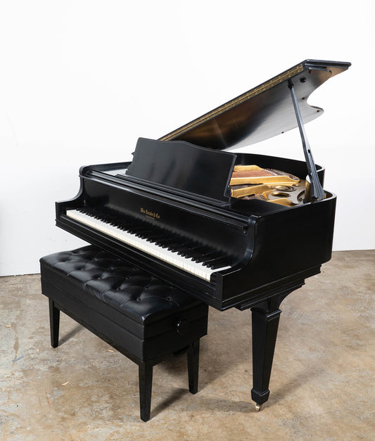 Wm. Knabe & Co 400 Baby Grand Piano in Satin Ebony (1977) | Used