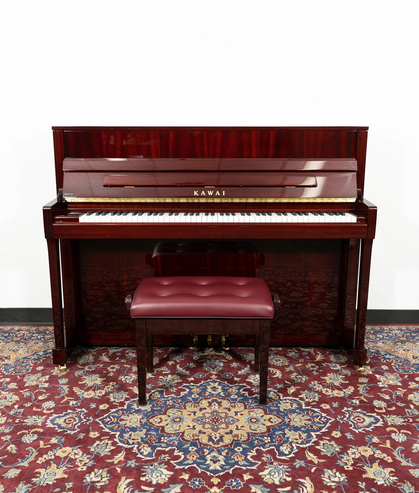 Kawai 45" K200 Upright Piano | Polished Mahogany | SN: F161787 | Used