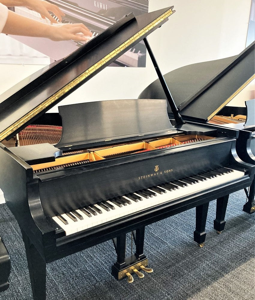 Steinway & Sons 5' 7.5" Model M Grand Piano | Satin Ebony | SN: 288353 | Used