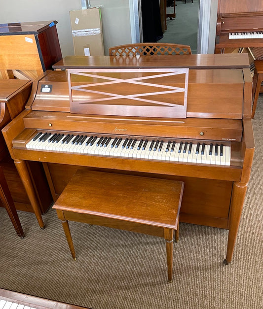 Acrosonic by Baldwin 36" Spinet Piano | Satin Walnut | SN: 555567