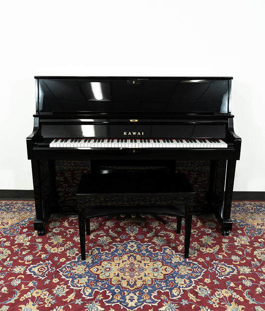 Kawai ST-1 Institutional Studio Upright Piano | Polished Ebony | 46" | New
