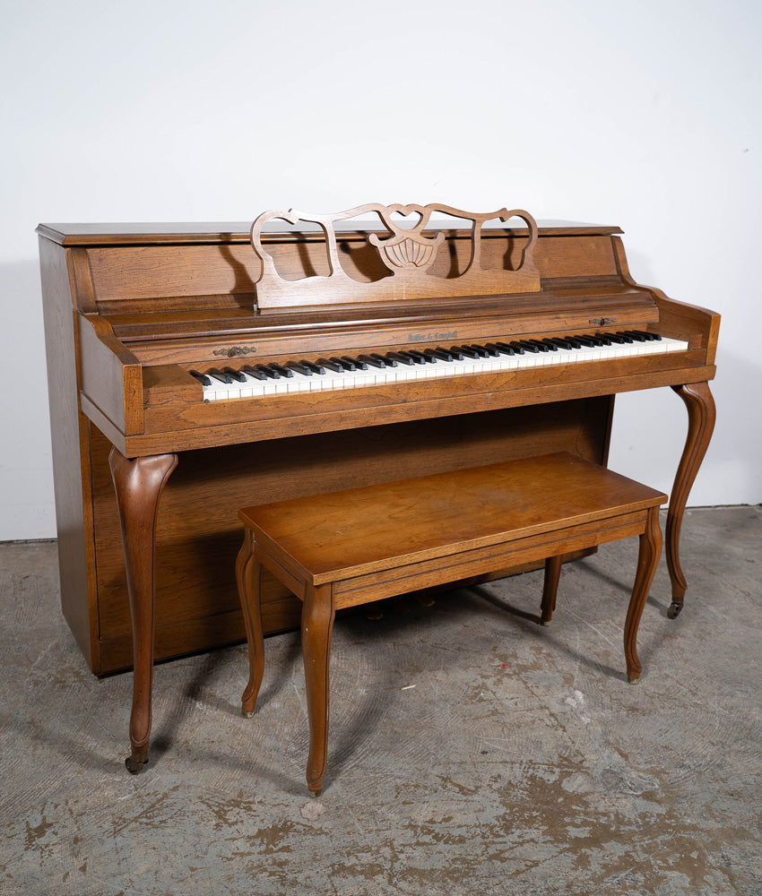 1970 Kohler & Campbell Upright Piano | Oak | Console | Serial No. 636301 | Used