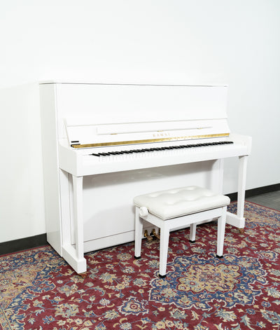 Kawai 48 K300 Upright Piano | White | SN: 2707643 | Used