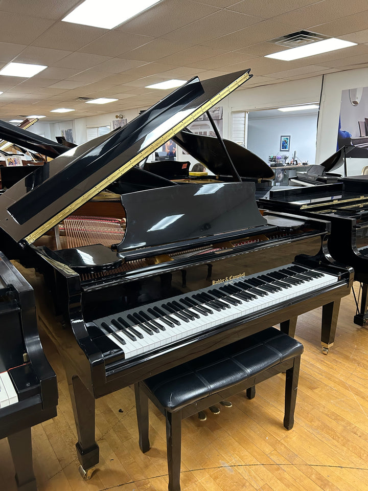 Used Kohler & Campbell SKG650 Polished Ebony Grand Piano – Alamo