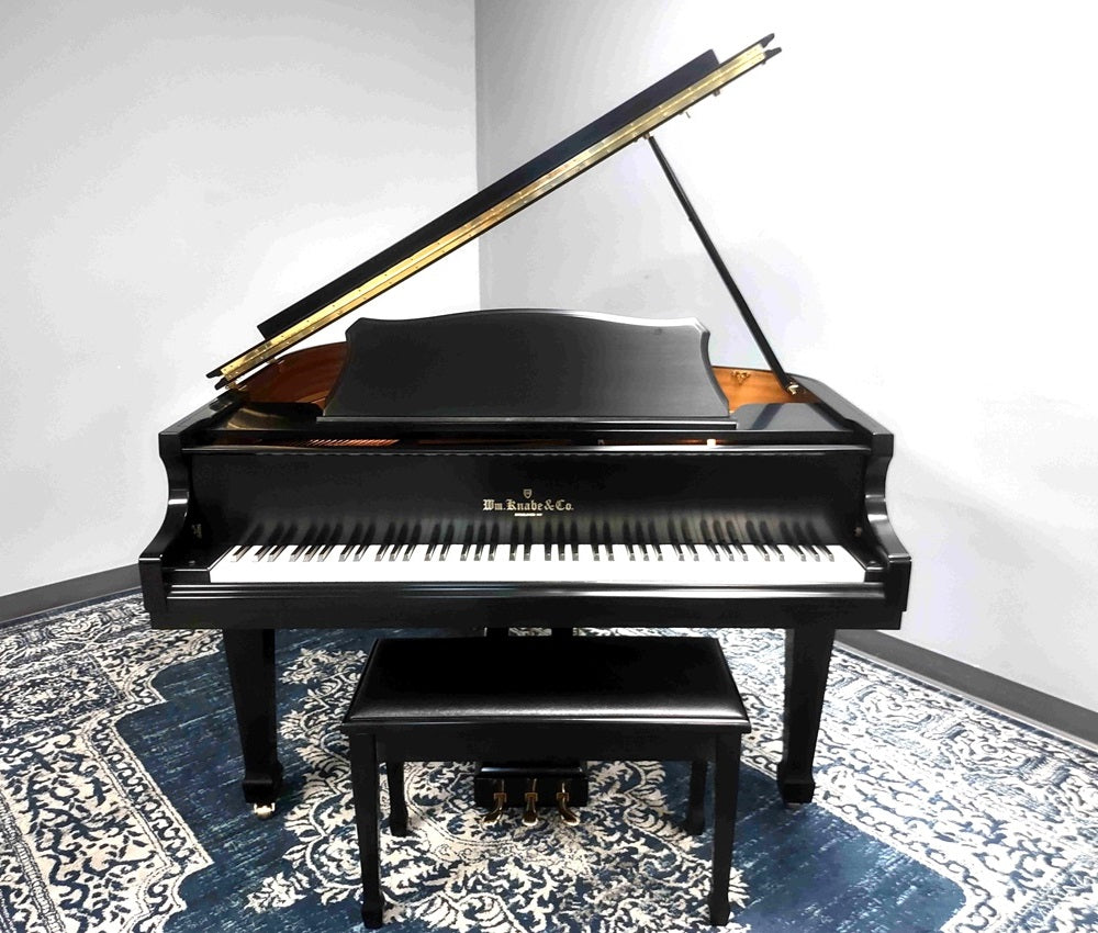 Knabe KIG48 4'8" Grand Piano Satin Ebony SN: IKKJG0327
