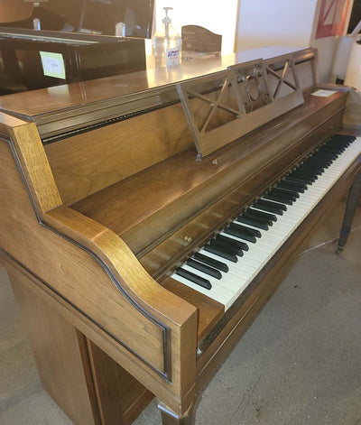 1968 Cable Nelson Upright Piano | Oak Satin | SN: 373530