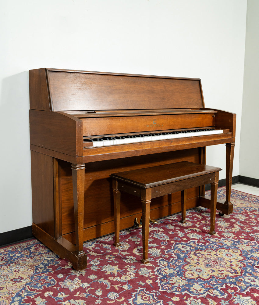 Story & Clark Upright Piano | Satin Walnut | SN: 533359 | Used