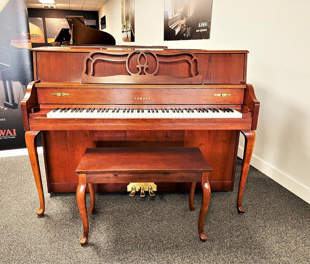 Yamaha M500 Upright Piano | Queen Anne Medium Cherry | SN: T230765 | Used