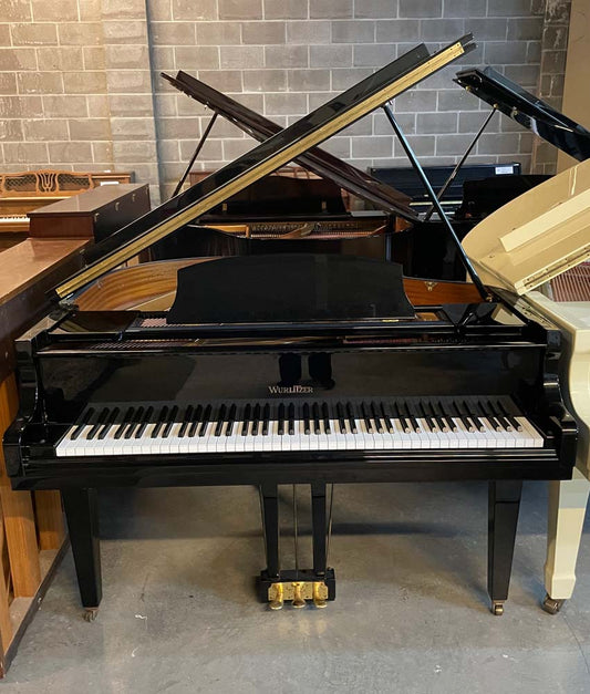 Wurlitzer 4'8" C143 Grand Piano | Polished Ebony | SN: 66840 | Used