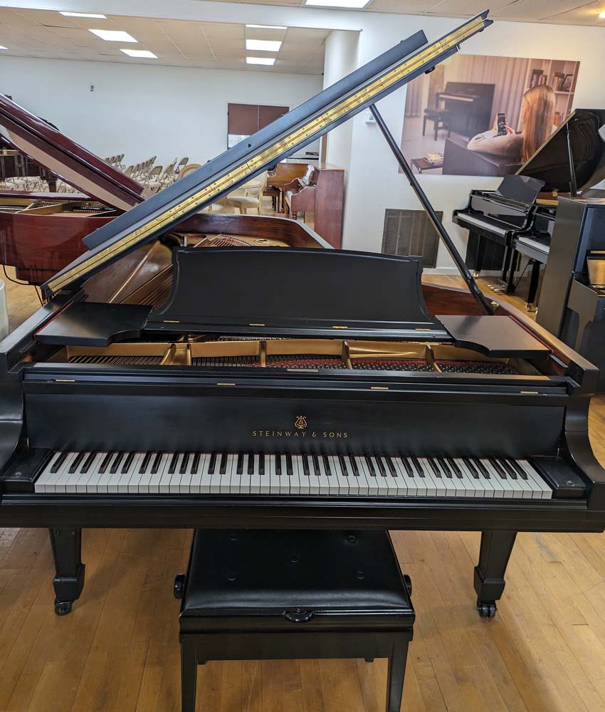 Steinway Model D Grand Piano | Satin Ebony | SN: 164853 | Used