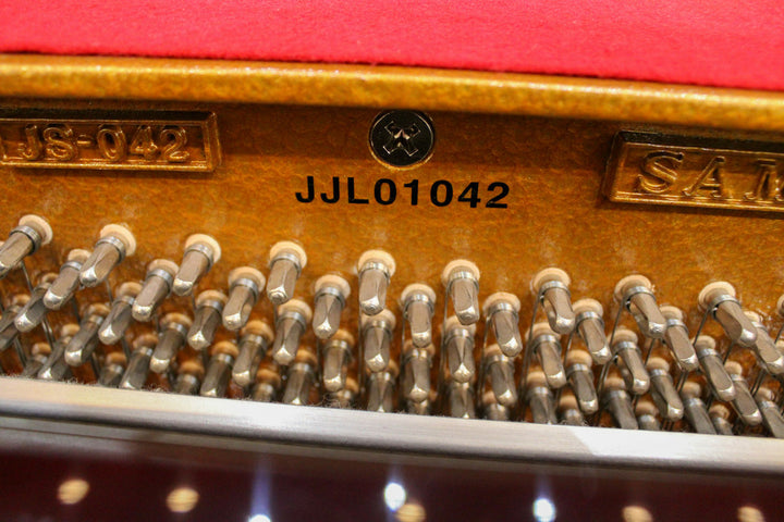 Samick JS-42 Polished Mahogany Upright Piano | SN: JJL01042