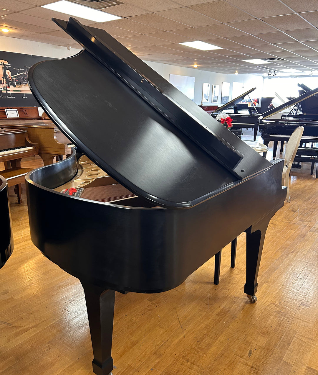 1994 Boston GP163 Baby Grand Piano in Satin Ebony | Used – Alamo