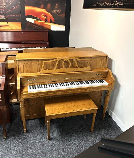Yamaha M500 Upright Piao | Satin Oak | Serial No. 188032 | Used