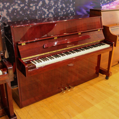 Samick JS-42 Polished Mahogany Upright Piano | SN: JJL01042 | Used