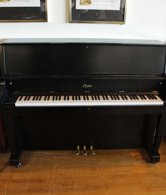 Boston Upright Piano | Satin Ebony | SN: B154801 | Used