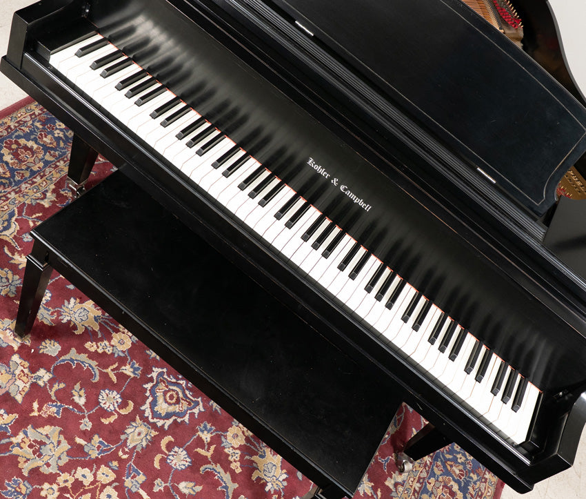 Kohler & Campbell Grand Piano w/ QRS Player System| Satin Ebony | SN: 60650 | Used