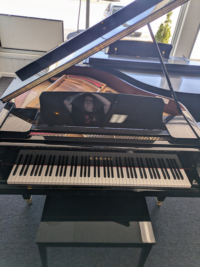Kawai GL-10 Pianodisk Player Grand Piano | Polished Ebony | SN: 116739 | Used