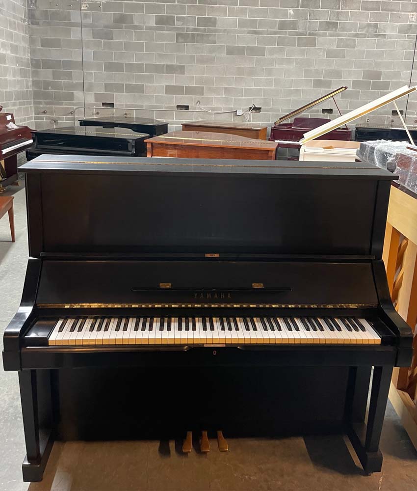1980 Yamaha 52" UX Upright Piano | Ebony Satin | SN: X3051213 | Used