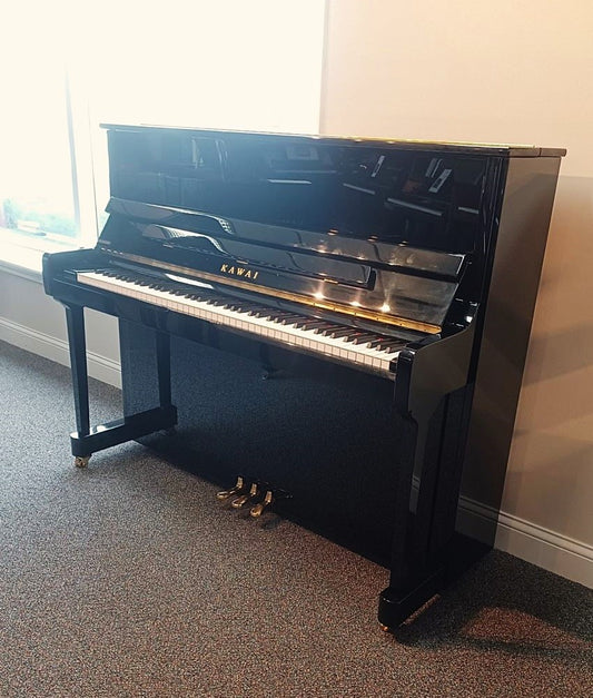 Kawai K3 Upright Piano (2013) | Polished Ebony | Used