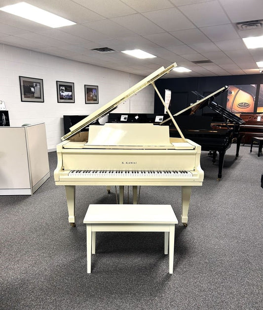 Kawai KG-2C Grand Piano (1976) | Polished Ivory | Used
