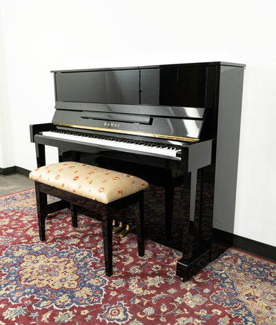 Kawai 48" CX-21D Upright Piano | Polished Ebony | SN: 2249412 | Used