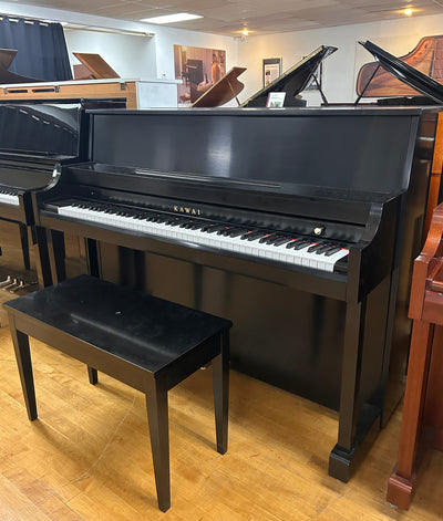 2021 Kawai 506N Institutional Upright Piano | Satin Ebony | Serial No. 161453 | Used