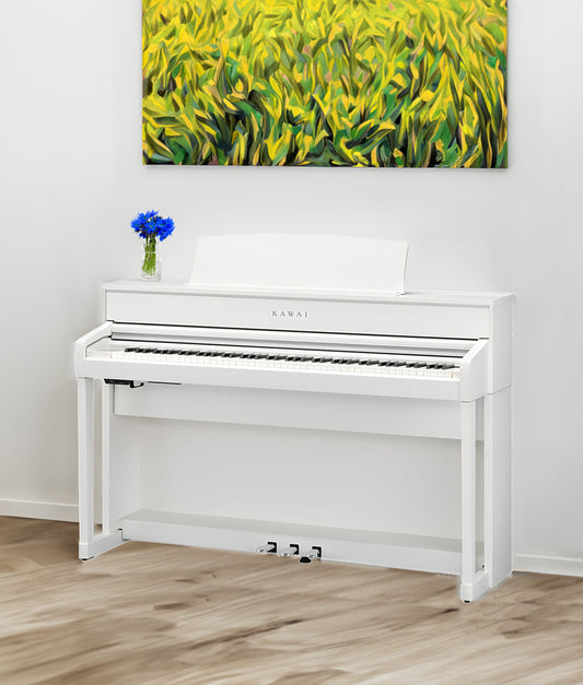 Kawai CA701 Digital Piano - Satin White | New