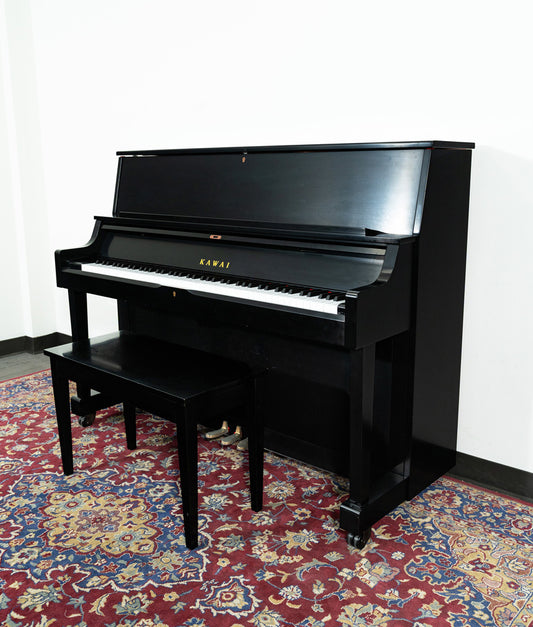 Kawai 46" ST-1 Upright Piano | Ebony Satin | New