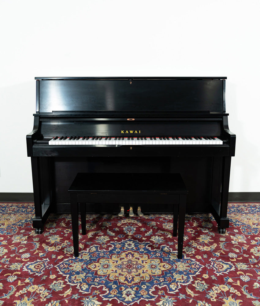 Kawai 46" ST-1 Upright Piano | Ebony Satin | New