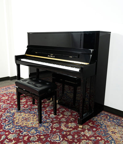 Kawai 48” K-300 Upright Piano | Ebony Polish | New