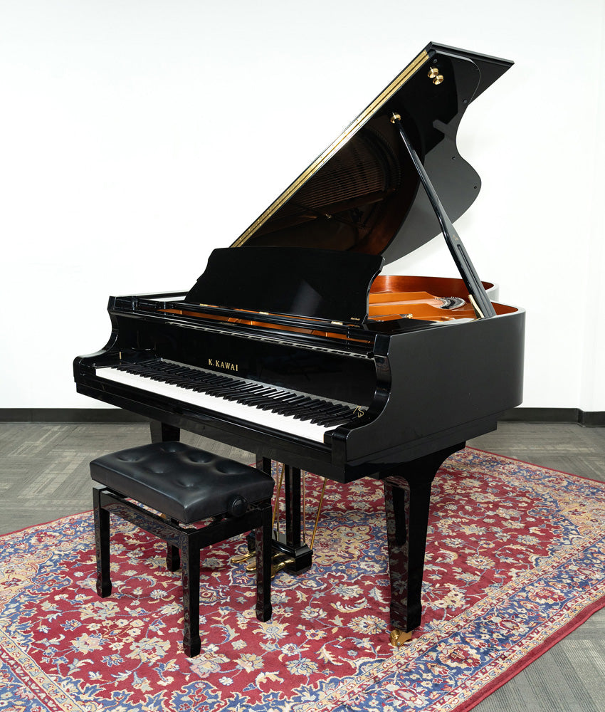 Kawai 6'2" GX-3 BLAK Series Conservatory Grand Piano | Polished Ebony | New
