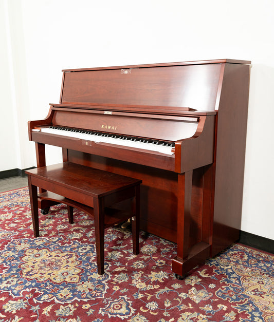 Kawai 46" ST-1 Upright Piano | Satin Cherry | New